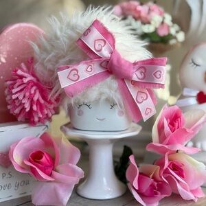 💘Valentine’s Day Marshmallow Mug Hat, Valentine Tier Tray Decor, Rae Dunn